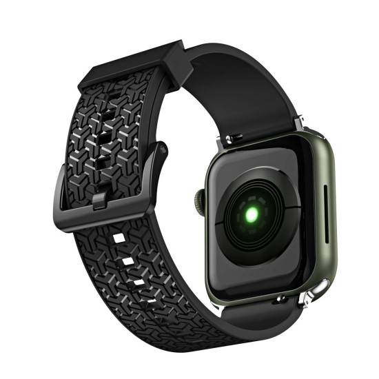 Watch Strap Y Watchband Bracelet for Apple Watch 42 / 44 / 45 mm - Black Watch Strap Y Watchband Bracelet for Apple Watch 42 / 44 / 45 mm - Black