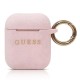 Guess GUACCSILGLLP AirPods cover light pink / pink Silicone Glitter Guess GUACCSILGLLP AirPods cover light pink / pink Silicone Glitter