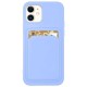 Card Case Silicone Wallet Wallet With Card Slot Documents For Samsung Galaxy A42 5G Purple Card Case Silicone Wallet Wallet With Card Slot Documents For Samsung Galaxy A42 5G Purple