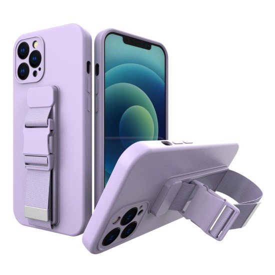 Rope case Gel case with a chain lanyard bag lanyard iPhone 11 Pro purple Rope case Gel case with a chain lanyard bag lanyard iPhone 11 Pro purple