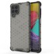 Honeycomb case armored cover with a gel frame for Samsung Galaxy M53 5G black Honeycomb case armored cover with a gel frame for Samsung Galaxy M53 5G black