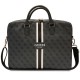 Guess 4G Printed Stripes bag for a 16" laptop - black Guess 4G Printed Stripes bag for a 16" laptop - black