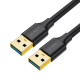 Ugreen US128 10370 USB-A 3.0 / USB-A 3.0 5Gb/s cable 1m - black Ugreen US128 10370 USB-A 3.0 / USB-A 3.0 5Gb/s cable 1m - black