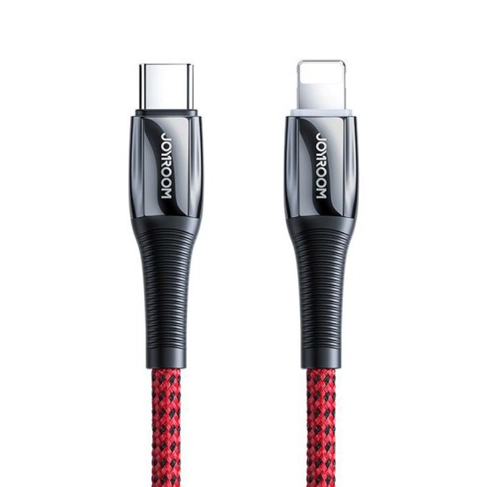 Joyroom S-1224K2 USB-C / Lightning PD cable 20W 2.4A 1.2m - red Joyroom S-1224K2 USB-C / Lightning PD cable 20W 2.4A 1.2m - red