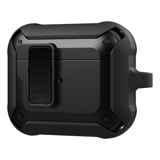 Nillkin Bounce Case for AirPods 3 Armored Headphone Cover Black Nillkin Bounce Case for AirPods 3 Armored Headphone Cover Black