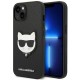 Karl Lagerfeld Saffiano Choupette Head Patch Case for iPhone 14 Plus - Black Karl Lagerfeld Saffiano Choupette Head Patch Case for iPhone 14 Plus - Black