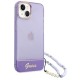 Guess GUHCP14MHGCOHU iPhone 14 Plus 6,7 "purple / purple hardcase Translucent Pearl Strap Guess GUHCP14MHGCOHU iPhone 14 Plus 6,7 "purple / purple hardcase Translucent Pearl Strap