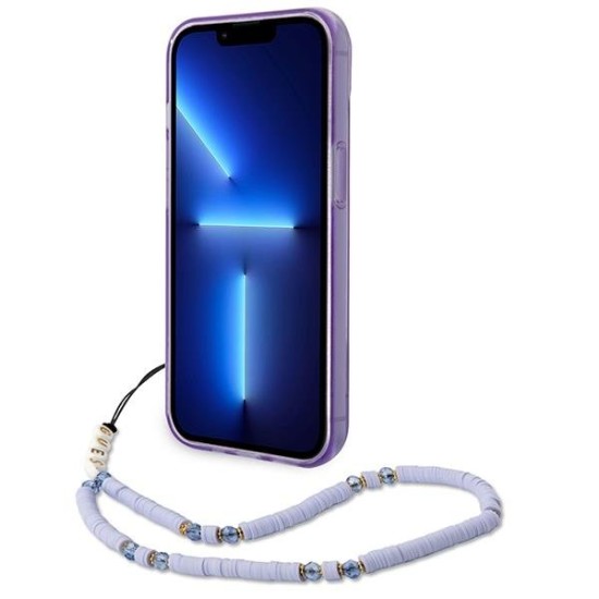 Guess GUHCP14MHGCOHU iPhone 14 Plus 6,7 "purple / purple hardcase Translucent Pearl Strap Guess GUHCP14MHGCOHU iPhone 14 Plus 6,7 "purple / purple hardcase Translucent Pearl Strap
