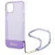 Guess GUHCP14MHGCOHU iPhone 14 Plus 6,7 "purple / purple hardcase Translucent Pearl Strap Guess GUHCP14MHGCOHU iPhone 14 Plus 6,7 "purple / purple hardcase Translucent Pearl Strap
