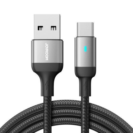 Joyroom Extraordinary Series A10 USB-A / USB-C 3A Cable 1.2 m - Black Joyroom Extraordinary Series A10 USB-A / USB-C 3A Cable 1.2 m - Black