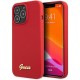 Guess GUHCP13XLSLMGRE iPhone 13 Pro Max 6.7" red/burgundy hard case Silicone Vintage Gold Logo Guess GUHCP13XLSLMGRE iPhone 13 Pro Max 6.7" red/burgundy hard case Silicone Vintage Gold Logo