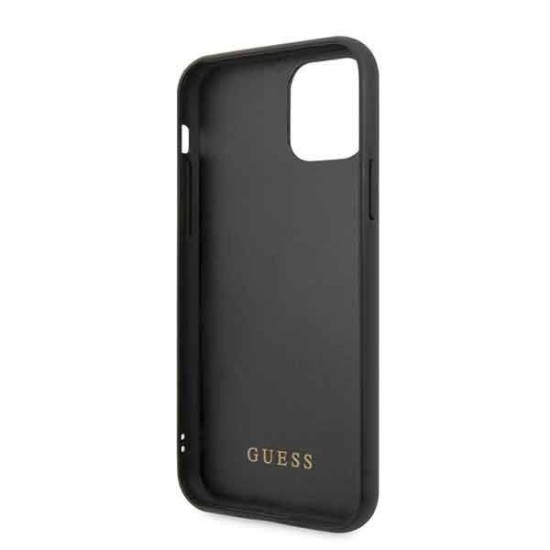 Guess GUHCN58MGGWH iPhone 11 Pro biały/white hard case Glitter Marble Glass Guess GUHCN58MGGWH iPhone 11 Pro biały/white hard case Glitter Marble Glass