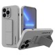 Wozinsky Kickstand Case silicone case with stand iPhone 13 mini gray Wozinsky Kickstand Case silicone case with stand iPhone 13 mini gray
