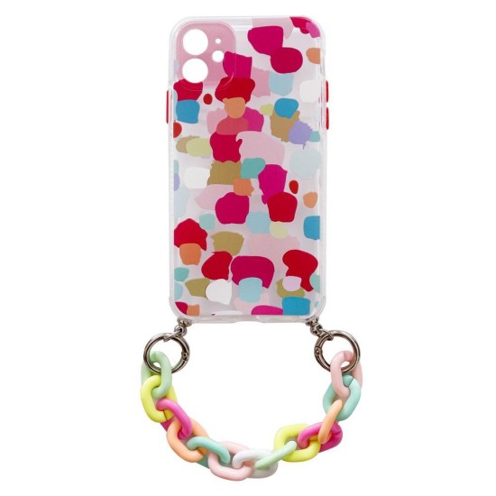 Color Chain Case gel flexible elastic case cover with a chain pendant for Samsung Galaxy A32 4G multicolour (2) Color Chain Case gel flexible elastic case cover with a chain pendant for Samsung Galaxy A32 4G multicolour (2)