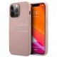 Guess GUHCP13XPSASBPI iPhone 13 Pro Max 6.7" pink/pink hardcase Saffiano Stripe Guess GUHCP13XPSASBPI iPhone 13 Pro Max 6.7" pink/pink hardcase Saffiano Stripe