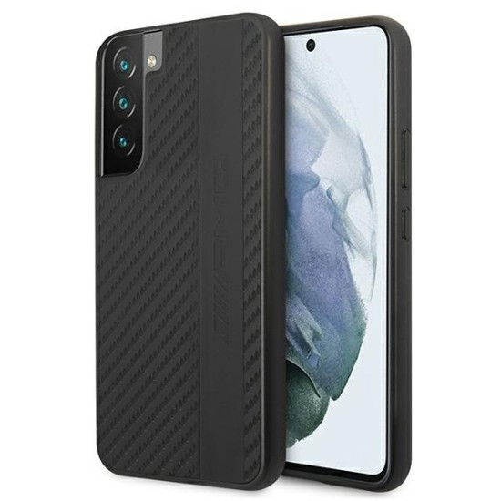 AMG Carbon Stripe&Embossed Case for Samsung Galaxy S22+ - Black AMG Carbon Stripe&Embossed Case for Samsung Galaxy S22+ - Black