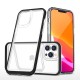 Clear 3in1 case for iPhone 14 Pro Max silicone cover with frame black Clear 3in1 case for iPhone 14 Pro Max silicone cover with frame black
