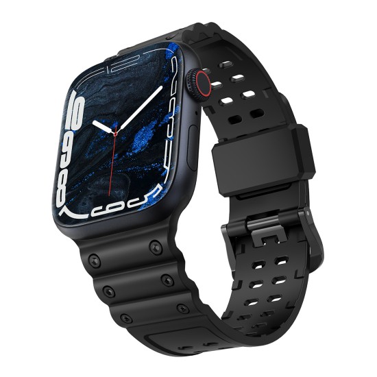 Strap Triple Protection for Apple Watch 38 / 40 / 41 mm bracelet strap - black Strap Triple Protection for Apple Watch 38 / 40 / 41 mm bracelet strap - black
