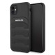 AMG AMHCN61GSEBK iPhone 11 6.1 "black / black hardcase Leather Debossed Lines AMG AMHCN61GSEBK iPhone 11 6.1 "black / black hardcase Leather Debossed Lines