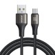 Joyroom Light-Speed Series S-A25 USB-A / USB-C cable 100W 1.2m - black Joyroom Light-Speed Series S-A25 USB-A / USB-C cable 100W 1.2m - black
