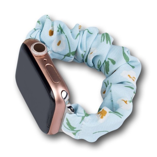 Fabric Apple Watch Band 42/44/45mm Strap Bracelet Elastic Band - Blue Fabric Apple Watch Band 42/44/45mm Strap Bracelet Elastic Band - Blue
