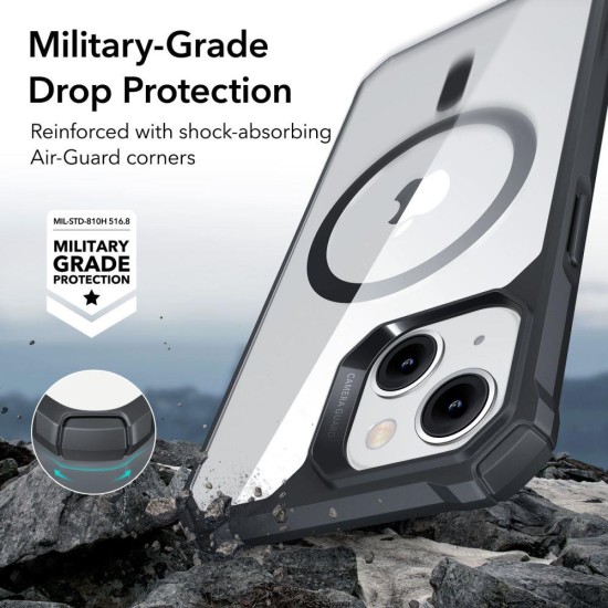 ESR AIR ARMOR HALOLOCK MAGSAFE IPHONE 14 PRO MAX CLEAR / BLACK ESR AIR ARMOR HALOLOCK MAGSAFE IPHONE 14 PRO MAX CLEAR / BLACK