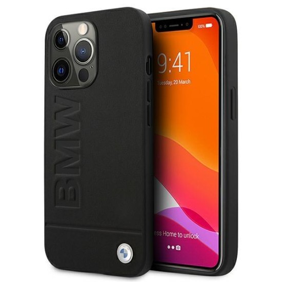 BMW Signature Logo Imprint Case for iPhone 13 Pro Max - Black BMW Signature Logo Imprint Case for iPhone 13 Pro Max - Black