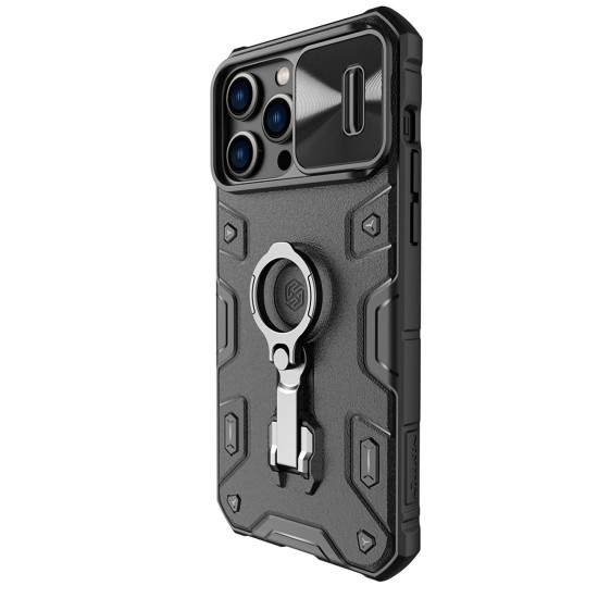 Nillkin CamShield Armor Pro Magnetic Case for iPhone 14 Pro Max Magnetic MagSafe Cover with Camera Cover Black