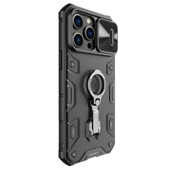 Nillkin CamShield Armor Pro Magnetic Case for iPhone 14 Pro Max Magnetic MagSafe Cover with Camera Cover Black