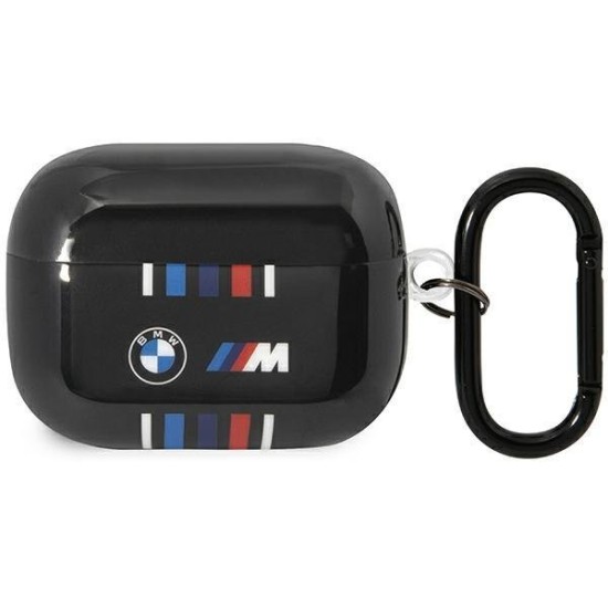 BMW BMAP22SWTK AirPods Pro cover black/black Multiple Colored Lines BMW BMAP22SWTK AirPods Pro cover black/black Multiple Colored Lines