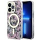 Guess GUHMP14XHCFWSP iPhone 14 Pro Max 6.7" pink/pink hardcase Flower MagSafe Guess GUHMP14XHCFWSP iPhone 14 Pro Max 6.7" pink/pink hardcase Flower MagSafe