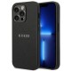 Guess Saffiano Strap Case for iPhone 14 Pro - Black
