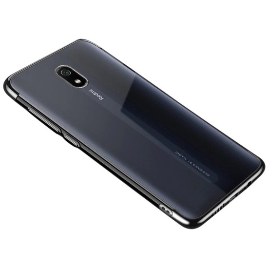 Clear Color Case Gel TPU Electroplating frame Cover for Xiaomi Redmi 8A black Clear Color Case Gel TPU Electroplating frame Cover for Xiaomi Redmi 8A black