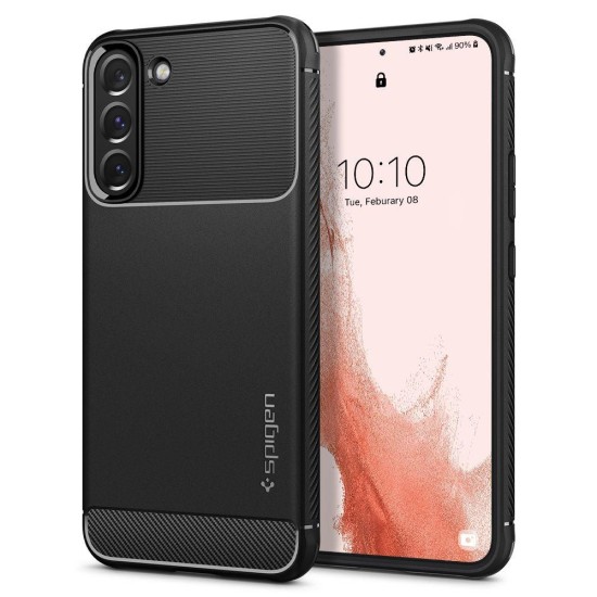 Spigen Rugged Armor Case for Samsung Galaxy S22 - Matte Black Spigen Rugged Armor Case for Samsung Galaxy S22 - Matte Black
