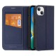 Dux Ducis Skin X2 case for iPhone 14 Plus case with magnetic flap blue Dux Ducis Skin X2 case for iPhone 14 Plus case with magnetic flap blue