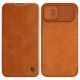 Nillkin Qin Leather Pro Case iPhone 14 Plus Camera Cover Holster Cover Flip Case Brown Nillkin Qin Leather Pro Case iPhone 14 Plus Camera Cover Holster Cover Flip Case Brown