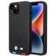 Case BMW BMHCP14M22PTDK iPhone 14 Plus 6.7 "black / black Leather Stamp Tricolor Case BMW BMHCP14M22PTDK iPhone 14 Plus 6.7 "black / black Leather Stamp Tricolor