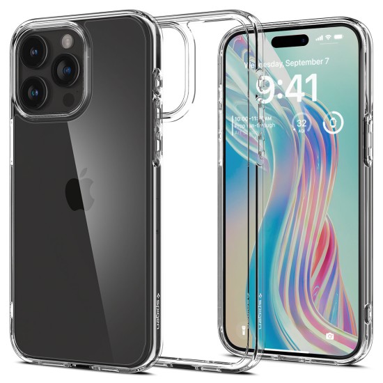Spigen Crystal Hybrid Case for iPhone 15 Pro Max - Clear Spigen Crystal Hybrid Case for iPhone 15 Pro Max - Clear