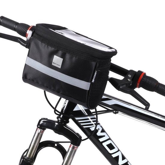 Wozinsky Bike Handlebar Bag with Phone Case 2L Black (WBB12BK) Wozinsky Bike Handlebar Bag with Phone Case 2L Black (WBB12BK)