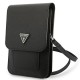 Guess Handbag GUWBSATMBK black / black Saffiano Triangle Guess Handbag GUWBSATMBK black / black Saffiano Triangle
