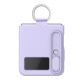 Nillkin CamShield Silky Silicone Case Case For Samsung Galaxy Z Flip 4 Silicon Cover With Camera Protector Purple