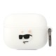 Karl Lagerfeld KLAPRUNCHH AirPods Pro cover white/white Silicone Choupette Head 3D Karl Lagerfeld KLAPRUNCHH AirPods Pro cover white/white Silicone Choupette Head 3D