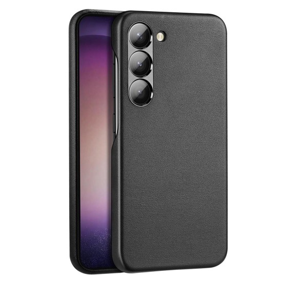 Dux Ducis Grit case for Samsung Galaxy S23+ elegant case made of artificial leather black Dux Ducis Grit case for Samsung Galaxy S23+ elegant case made of artificial leather black