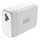 Silver Monkey SMA156 200W GaN charger 3x USB-C PD USB-A QC 3.0 with detachable power cable - white