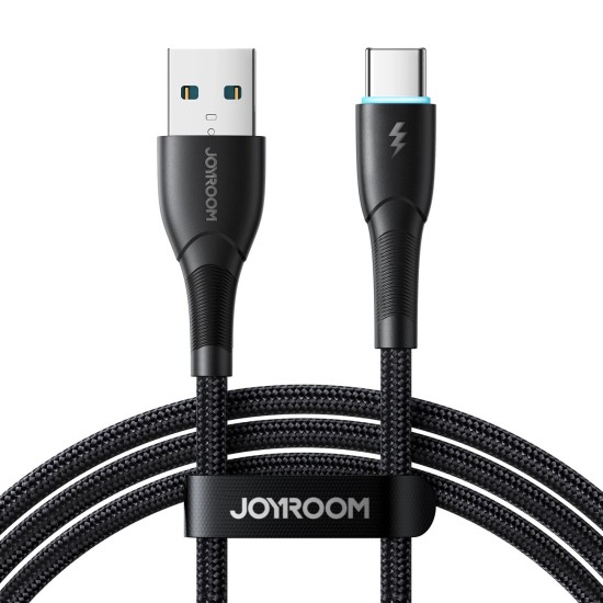 Joyroom Starry Series SA32-AC3 3A USB-A / USB-C cable 1m - black Joyroom Starry Series SA32-AC3 3A USB-A / USB-C cable 1m - black