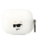 Karl Lagerfeld KLAPRUNCHH AirPods Pro cover white/white Silicone Choupette Head 3D Karl Lagerfeld KLAPRUNCHH AirPods Pro cover white/white Silicone Choupette Head 3D