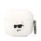 Karl Lagerfeld KLA3RUNCHH AirPods 3 cover white/white Silicone Choupette Head 3D Karl Lagerfeld KLA3RUNCHH AirPods 3 cover white/white Silicone Choupette Head 3D