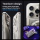 Spigen Ultra Hybrid Mag Case with MagSafe for iPhone 15 Pro Max - Natural Titanium (Zero One Pattern) Spigen Ultra Hybrid Mag Case with MagSafe for iPhone 15 Pro Max - Natural Titanium (Zero One Pattern)