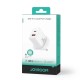JOYROOM USB-A &amp; USB-C CHARGER + USB C CABLE 20W UK WHITE JR-TCF05