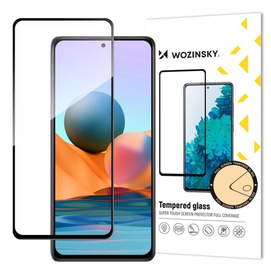 Wozinsky Super Durable Full Glue Full Screen Tempered Glass with Frame Case Friendly Xiaomi Redmi Note 12 Pro+ / Note 12 Pro / Note 12 5G / Note 12 / Xiaomi Redmi Note 10 Pro / Xiaomi 12T / 12 T Pro / Mi 11i / Mi 11T / Mi 11T Pro / POCO F3 / POCO X5 5G Wozinsky Super Durable Full Glue Full Screen Tempered Glass with Frame Case Friendly Xiaomi Redmi Note 12 Pro+ / Note 12 Pro / Note 12 5G / Note 12 / Xiaomi Redmi Note 10 Pro / Xiaomi 12T / 12 T Pro / Mi 11i / Mi 11T / Mi 11T Pro / POCO F3 / POCO X5 5G